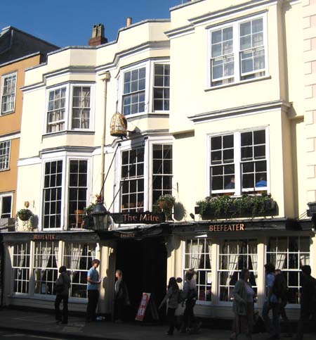 Oxford - King's Mitre - Karl Philipp Moritz  - Dorothy L. Sayers  - Colin Dexter